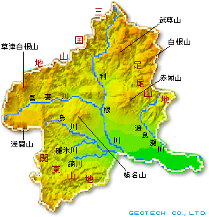 群馬県の地形 地盤