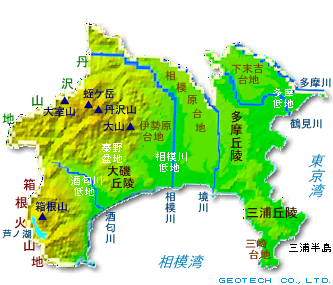 神奈川県の地形･地盤