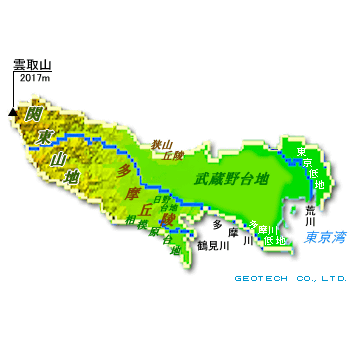 東京都の地形･地盤